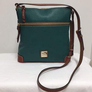 Dooney and Bourke Pebble Grain Crossbody LEAF